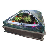Two Raised Garden Beds with One Tent Enclosure,  4 Feet x 4 Feet