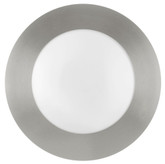 Palmera Ceiling Light Matte Nickel Finish with Opal Frosted Glass