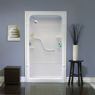 Madison 48 Inch 1-piece Acrylic Shower Stall no seat-Left Hand