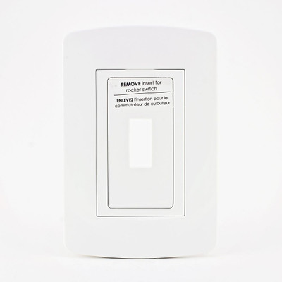 Retro-Fit Electrical Switch Plate Kit- White 1-Gang