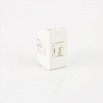 Modular Electrical Switch Plate Kit- Internet Cat 5- White