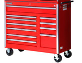 42 Inch 11 Drawer Red Tool Cabinet