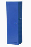 15 Inch Blue Two Shelf Full Length Side Locker