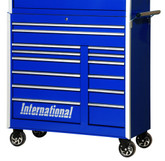 42 Inch Professional Series 14 Drawer Blue Tool Cabinet