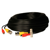 100 Foot BNC Video/ 2.1mm DC Power Extension Cable - Black