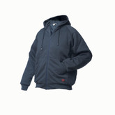 Hooded Jersey Bomber Navy Large