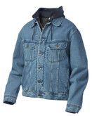 Jacket Blanket Lined/Fooler Hood Stonewash Medium