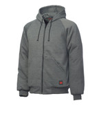Hooded Jersey Bomber Charcoal Small