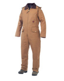 Heavyweight Coverall Brown Small