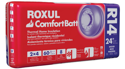 Roxul Comfortbatt R14 For 2x4 Studs 24 In. On Centre
