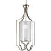 Caress Collection Polished Nickel 1-light Foyer Pendant