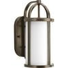 Greetings Collection Antique Bronze 1-light Wall Lantern