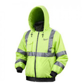 M12  High Visibility  Heated Jacket With Battery - Medium