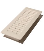3x10 White Plastic Floor Register
