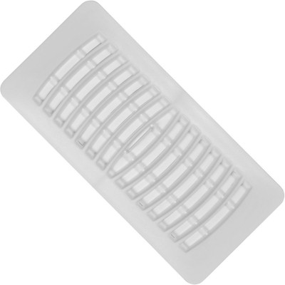 4x10 White Plastic Floor Register