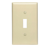 1-Gang Midway Nylon Toggle Switch Wallplate, in Ivory