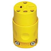 PVC Connector 20A-250V, in Yellow