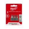 #1 Square Recess Shockwave  1 Inch Insert Bits