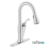 Benton 1 Handle Kitchen Faucet with Matching Pulldown Wand - Chrome Finish