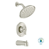 Ashville 1 Handle Tub/Shower Faucet - Spot Resist Brushed Nickel Finish