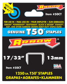 Arrow T50 17/32" Ceiltile staples - Pack of 1250 staples