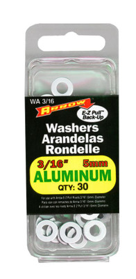3/16" aluminum washer - Pack of 30
