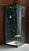 Modern, Stylish Steam & Shower Enclosure With Multi Body Massage Water Jets, Radio & Aromatherapy