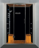 Luxury Steam & Shower Alcove Enclosure With Multi Body Massage Water Jets, Radio & Aromatherapy