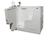 Lavish Heated Air Jet, Transfer Tub With Thermostatic Controls & Outward Opening Door. Left Hand.