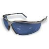 Metal safety glass blue mirrored lens