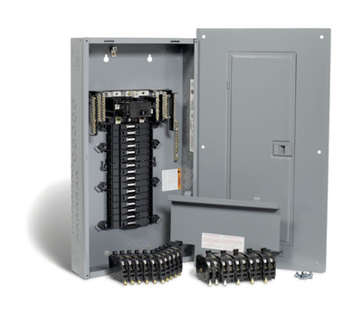 100 Amp, 32 Spaces 54 Circuits Maximum QO QwikPak Panel Package with Breakers
