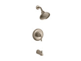 Devonshire Rite-Temp Pressure-Balancing Bath And Shower Faucet Trim With Lever Handle, Valve Not Included