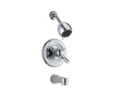 Innovation Thermostatic Tub & Shower T17T series in Chrome finish