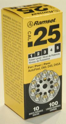 25 Cal Disc Load (D-60), 100 Pack