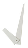 11 Inch X5 Inch  White Folding Shelf Bracket