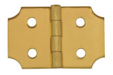 1 Inch  Solid Brass Ornamental Hinge 2pk