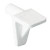 Shelf support plastic 5mm - white