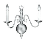 Providence 2 Light Brushed Nickel Incandescent Wall Sconce