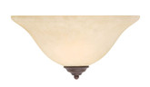 Providence 1 Light Bronze Incandescent Wall Sconce with Vintage Scavo Glass