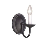 Providence 1 Light Black Incandescent Wall Sconce