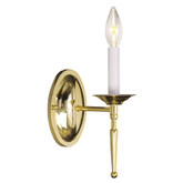 Providence 1 Light Bright Brass Incandescent Wall Sconce