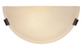 Providence 1 Light Bronze Incandescent Wall Sconce with Honey Alabaster Glass