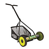 Mow Joe 16 Inch Manual Reel Mower With Grass Catcher