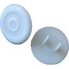 White Plastic Safety Guards For Electrical Plugs and Outlets (48/pack)