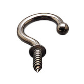 Cup hook 23mm - polish stainless