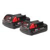 M18 Red Lithium Compact Battery Two Pack