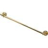 Victorian 24 Inch Towel Bar in Polished Brass