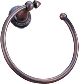 Victorian Open Towel Ring in Venetian Bronze