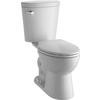 Delta Corrente Two Piece 1.28 gal Elongated Toilet in White with Hardlines