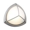 Contemporary Beauty 1 Light Outdoor Wall Sconce with Frost Glass and Slate Finish